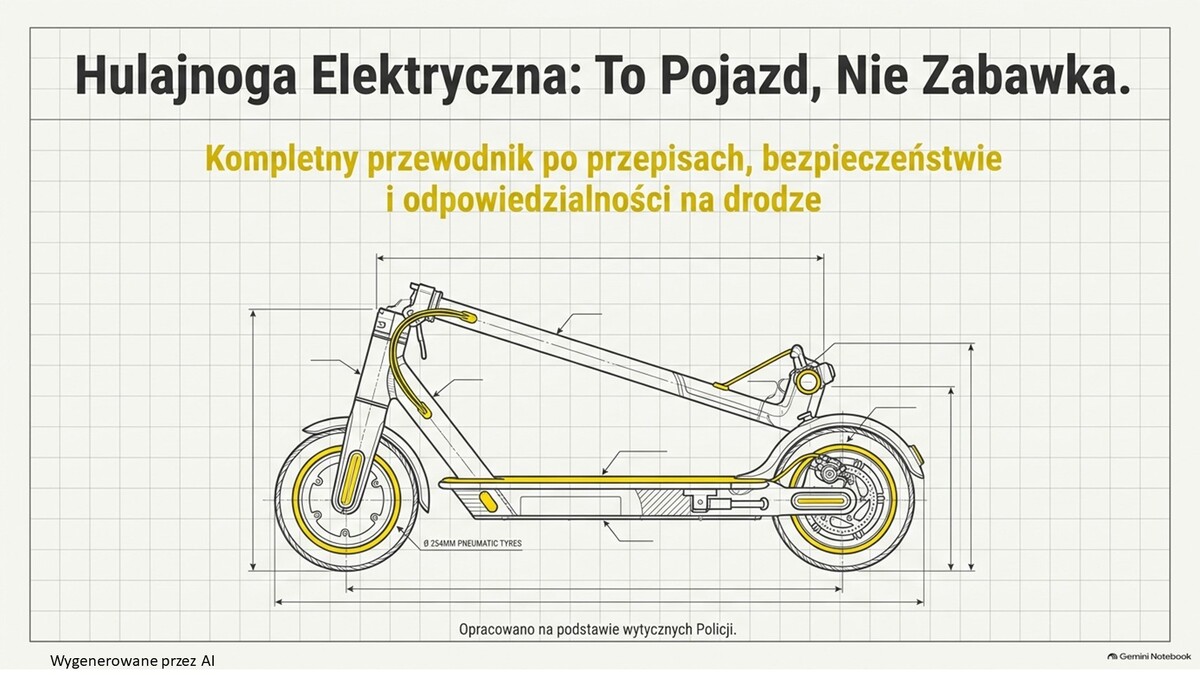 Więcej o: Hulajnoga elektryczna - to nie zabawka!